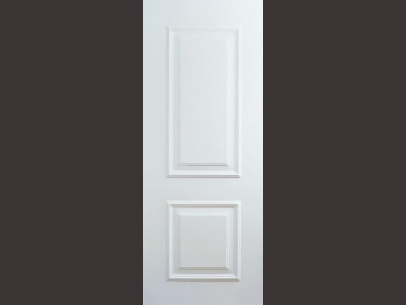 porte aluminium type échoppe bordeaux finition blanche